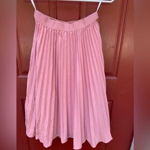 NWOT Kate Kasin Pleated Midi Skirt